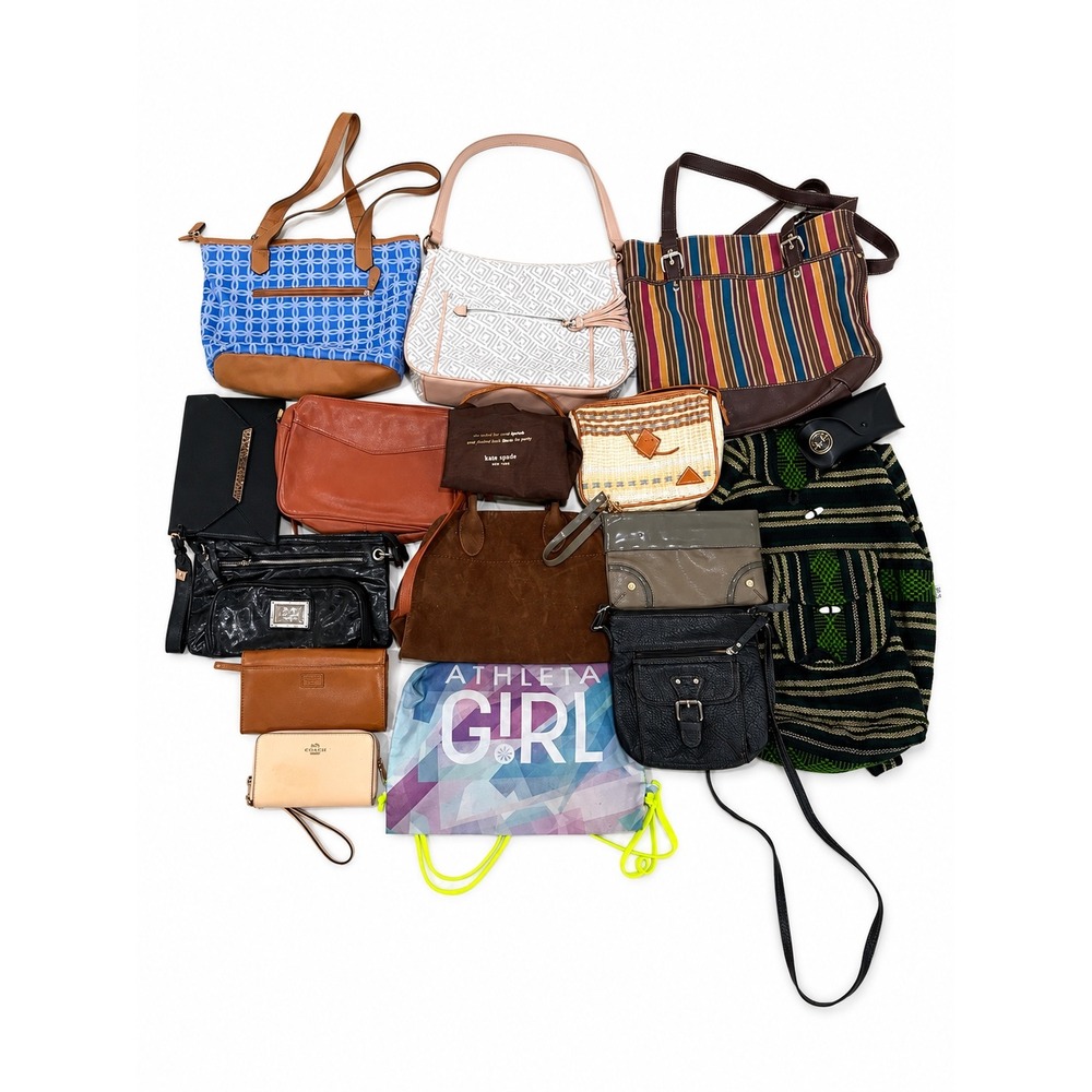 Coach, Fossil, Kate Spade Purse/ Wallet Wholesale 15 Pieces Reseller Lot Bundle
